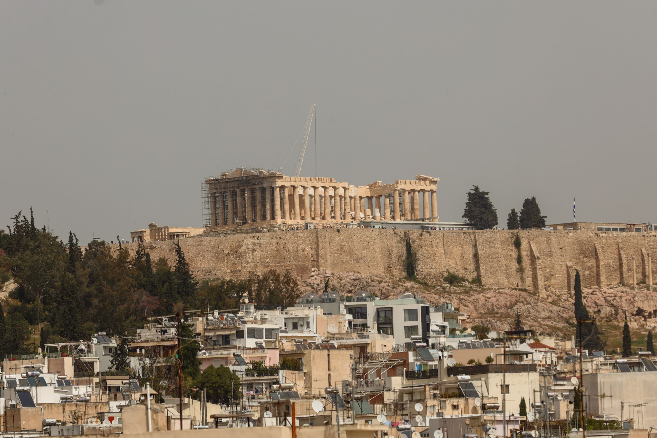 Αφρικανική σκόνη: Αττική, Εύβοια, Κυκλάδες, Σποράδες και Χαλκιδική έχει καλύψει το σύννεφο από τη Σαχάρα