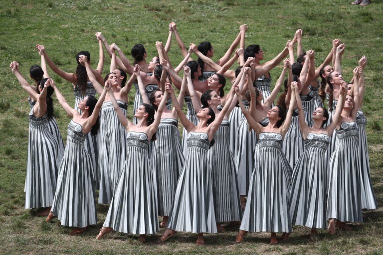 Ancient Olympia Ignites 33rd Olympic Flame for Paris 2024!