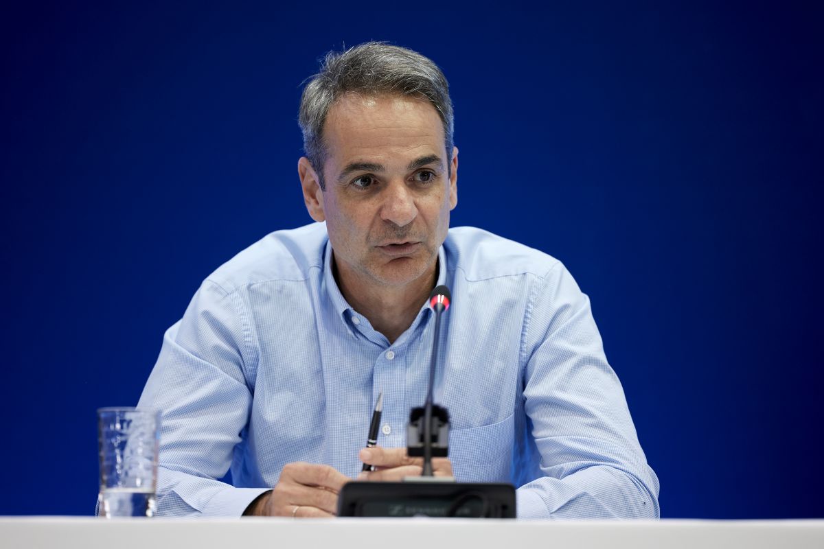 Μητσοτάκης: Στην παρουσίαση του εθνικού προγράμματος πολιτικής προστασίας «ΑΙΓΙΣ»