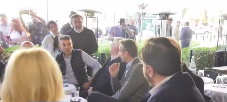 Για καφέ με βουλευτές της ΝΔ ο Μητσοτάκης στη Θεσσαλονίκη -Τι συζήτησαν [pics]