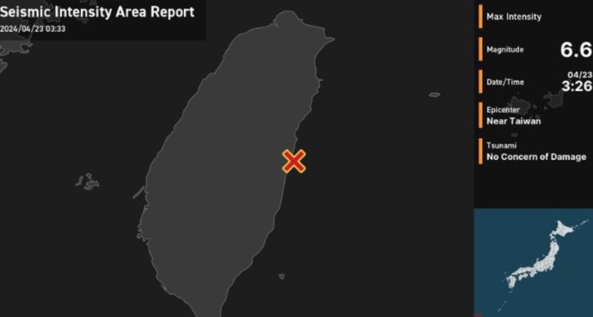 Σεισμός 6,3 Ρίχτερ στην Ταϊβάν