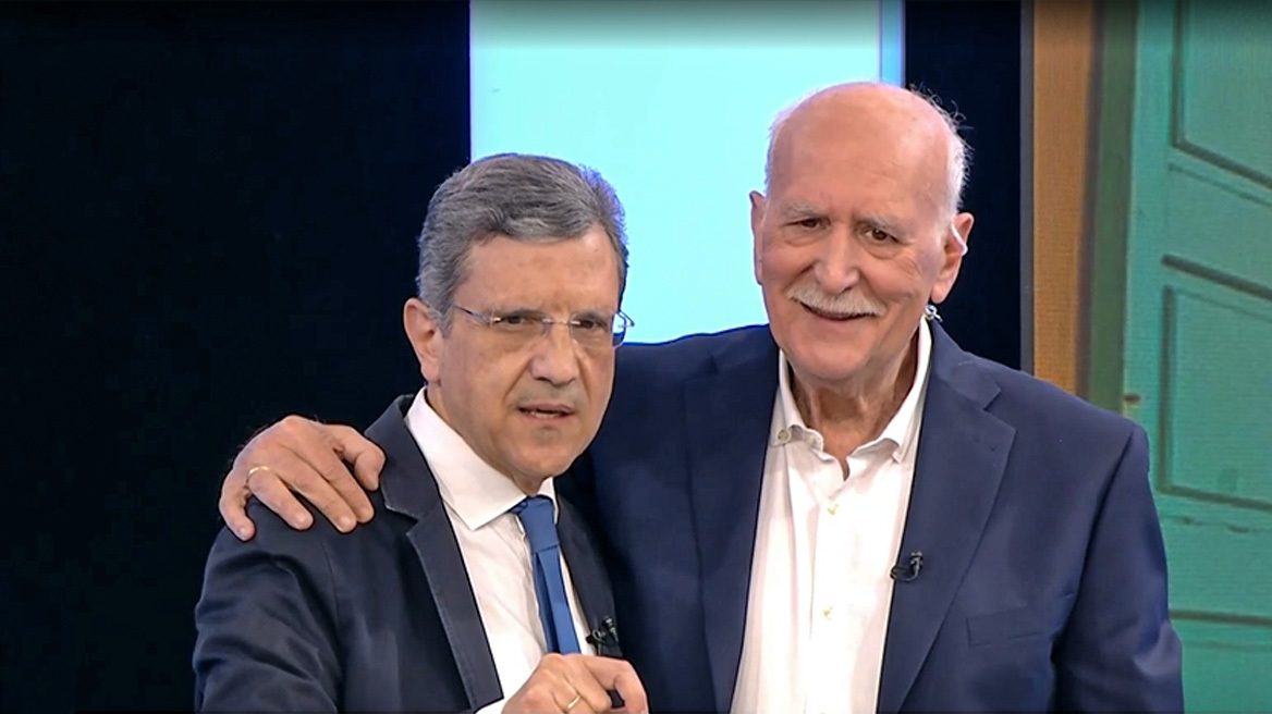 Ο Αυτιάς πήγε στον Παπαδάκη: Μαζί στον αέρα μετά από 21 χρόνια, μεγάλη συγκίνηση και αγκαλιές