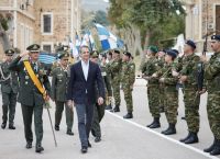 Μητσοτάκης από τη Χίο: Η συνεχής επένδυση στις Ένοπλες Δυνάμεις είναι στρατηγική επιλογή