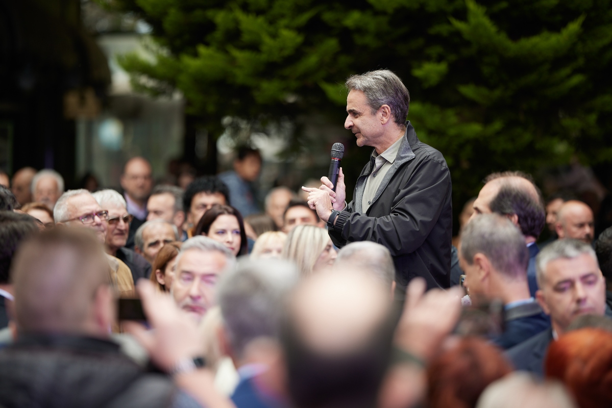Μητσοτάκης: Κυρίαρχη δύναμη η ΝΔ στις ευρωεκλογές [vid]