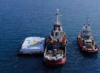 Γάζα: Ξεκίνησαν φορτηγά με ανθρωπιστική βοήθεια από την πλωτή πλατφόρμα