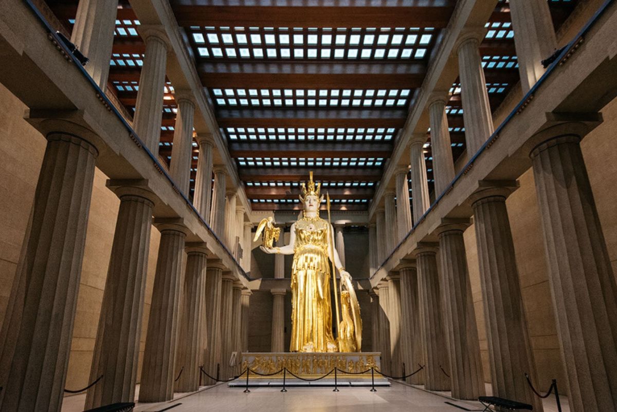 The Parthenon that the Americans built in Nashville
