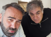 Γρηγόρης Γκουντάρας: Επισκέφτηκε τον Δημήτρη Σταρόβα στο νοσοκομείο – Η ζωγραφιά που του χάρισε
