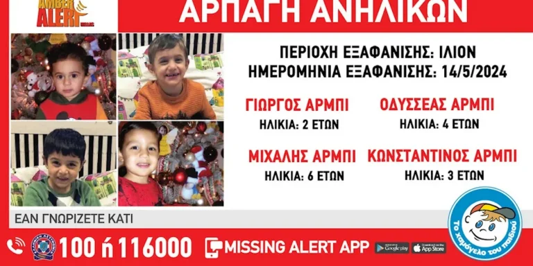 Γονική αρπαγή 4 ανηλίκων από δομή παιδικής προστασίας στο Ίλιον [vid]
