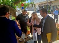 Στο Ρέθυμνο η υποψήφια Ευρωβουλευτής ΝΔ, Ελεονώρα Μελέτη – Συνόδευσε τον Υπουργό Παιδείας Κυριάκο Πιερρακάκη