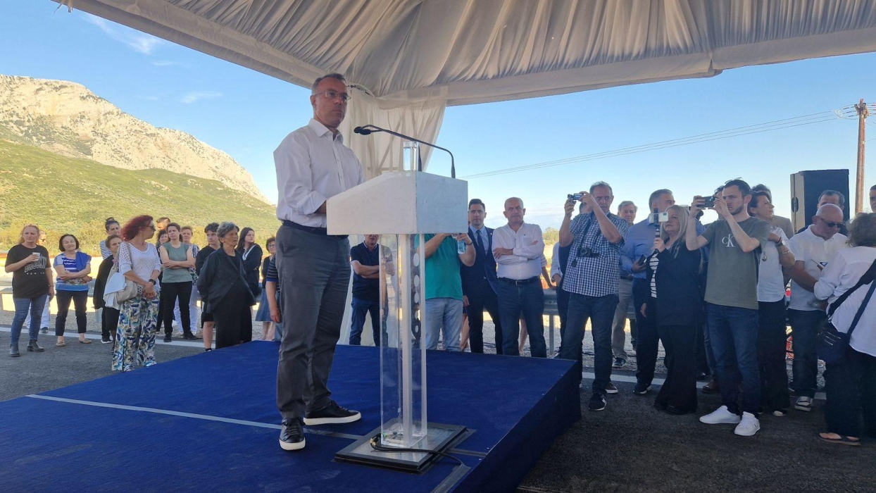 Σταϊκούρας: Η νέα οδική γέφυρα του Ευήνου δίνει οριστική λύση στην επανασύνδεση της παλαιάς εθνικής οδού