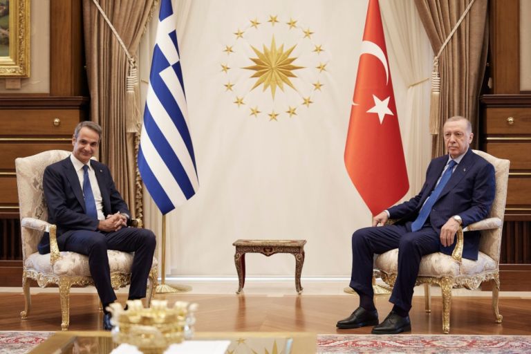 Στιγμιότυπα από τη συνάντηση Ερντογάν – Μητσοτάκη στην Άγκυρα [vid]