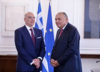 Για Γάζα και μεταναστευτικό ο Σούκρι στην Αθήνα