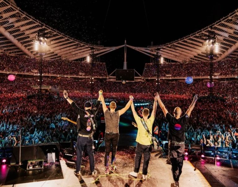 Coldplay Shoots New Music Video at the Ancient Odeon Herodion Atticus in Greece
