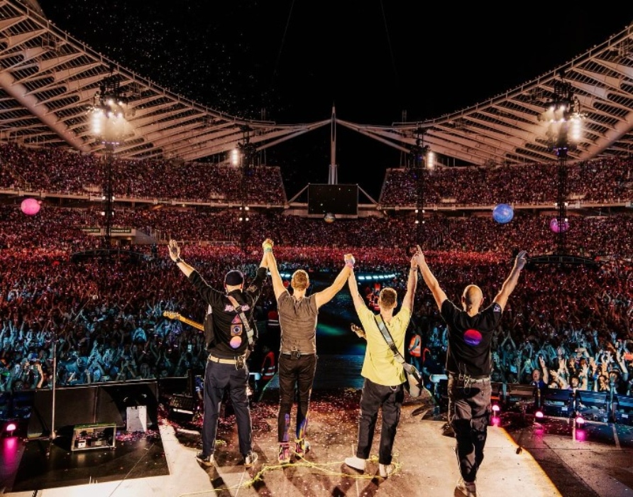 Coldplay Shoots New Music Video at the Ancient Odeon Herodion Atticus in Greece