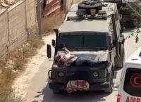 Σάλος με τους Ισραηλινούς που περιφέρουν στο καπό του τζιπ Παλαιστίνιο τραυματία