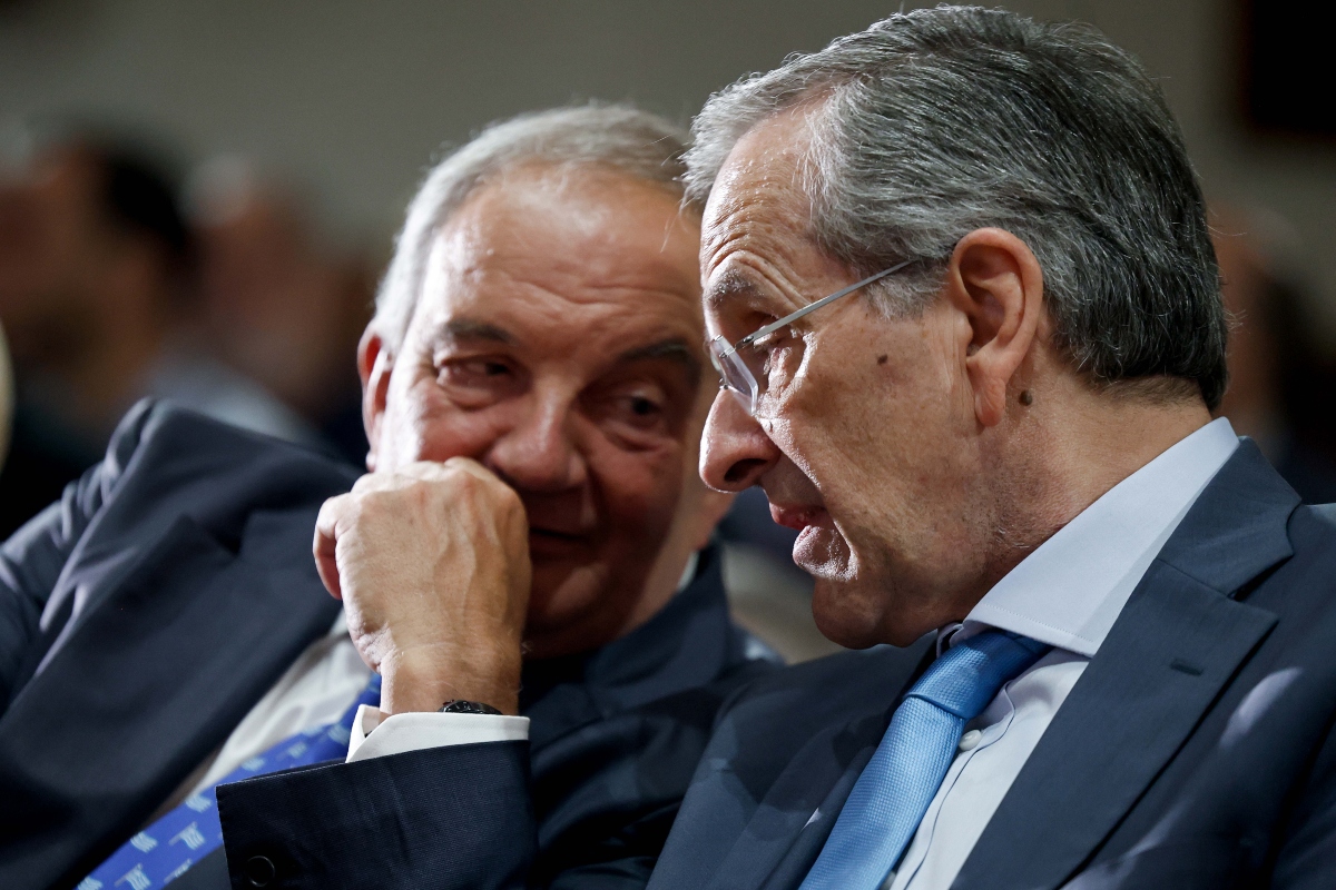 Κοινή εμφάνιση και ομιλίες του Α. Σαμαρά και του Κ. Καραμανλή [pics]