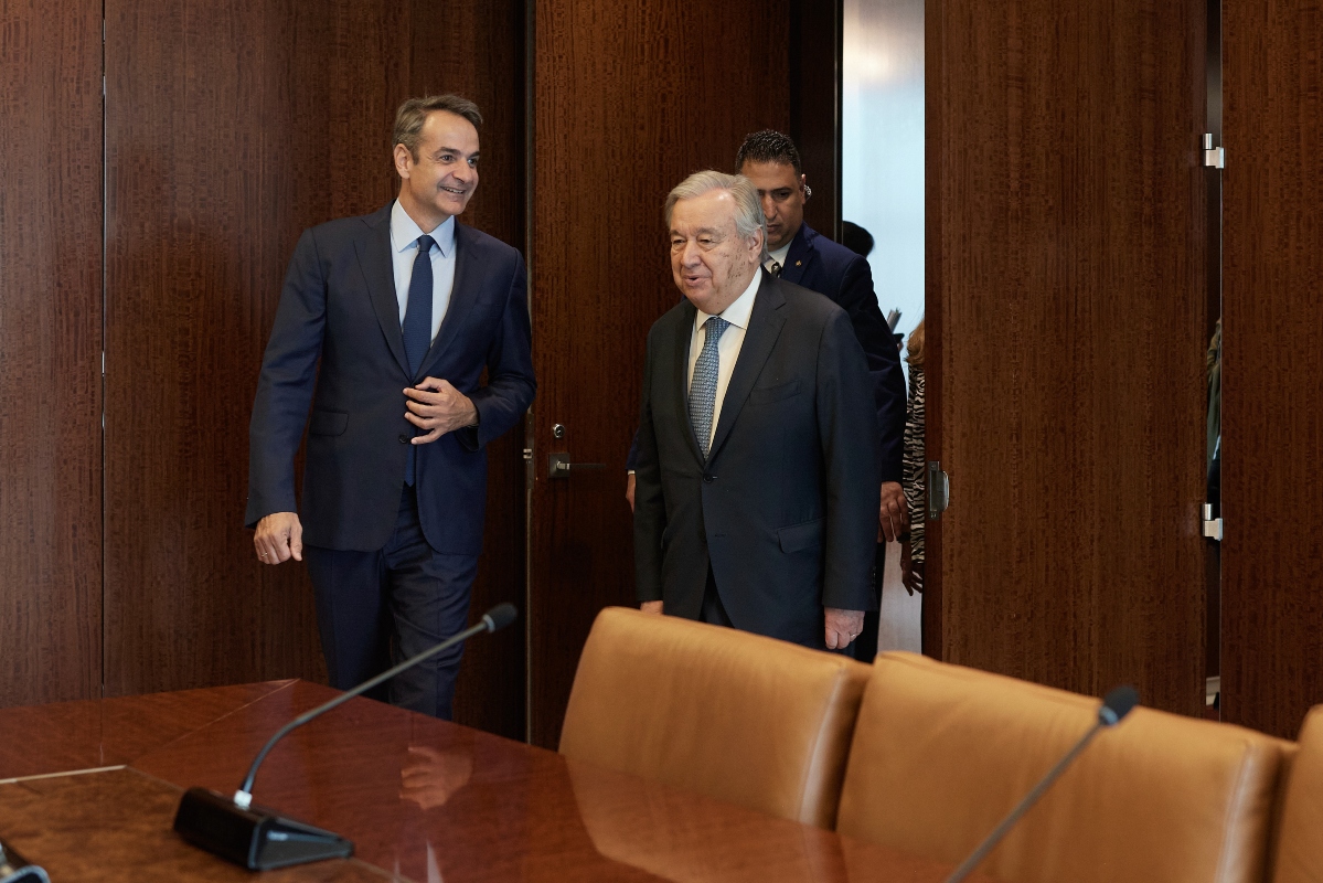 Γκουτέρες σε Μητσοτάκη: Ο ΟΗΕ θα εξαντλήσει όλες τις δυνατότητες για επανέναρξη του διαλόγου στο Κυπριακό