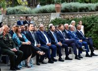 Η δεξίωση στο Προεδρικό Μέγαρο για τα 50 χρόνια από την αποκατάσταση της Δημοκρατίας [pics]