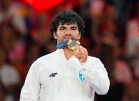 Ολυμπιακοί Αγώνες 2024: Η απονομή του χάλκινου μεταλλίου στον Θοδωρή Τσελίδη [vid]