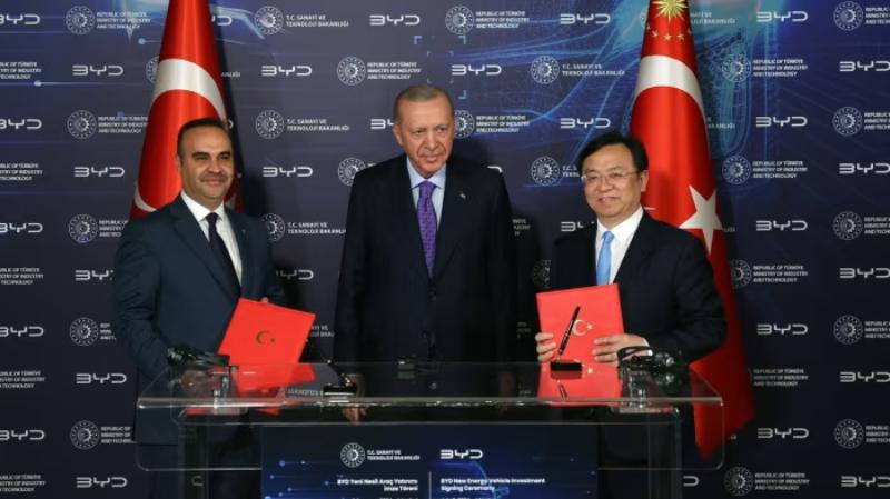 Τουρκία: Έκλεισε το μεγάλο deal για το νέο εργοστάσιο EV της κινεζικής BYD