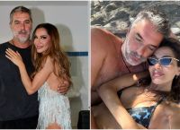 Δέσποινά Βανδή: Αγκαλιά με τον Βασίλη Μπισμπίκη σε ερημική παραλία της Κρήτης