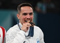 Ολυμπιακοί Αγώνες 2024: Η απονομή του χάλκινου μεταλλίου στον Λευτέρη Πετρούνια [vid]