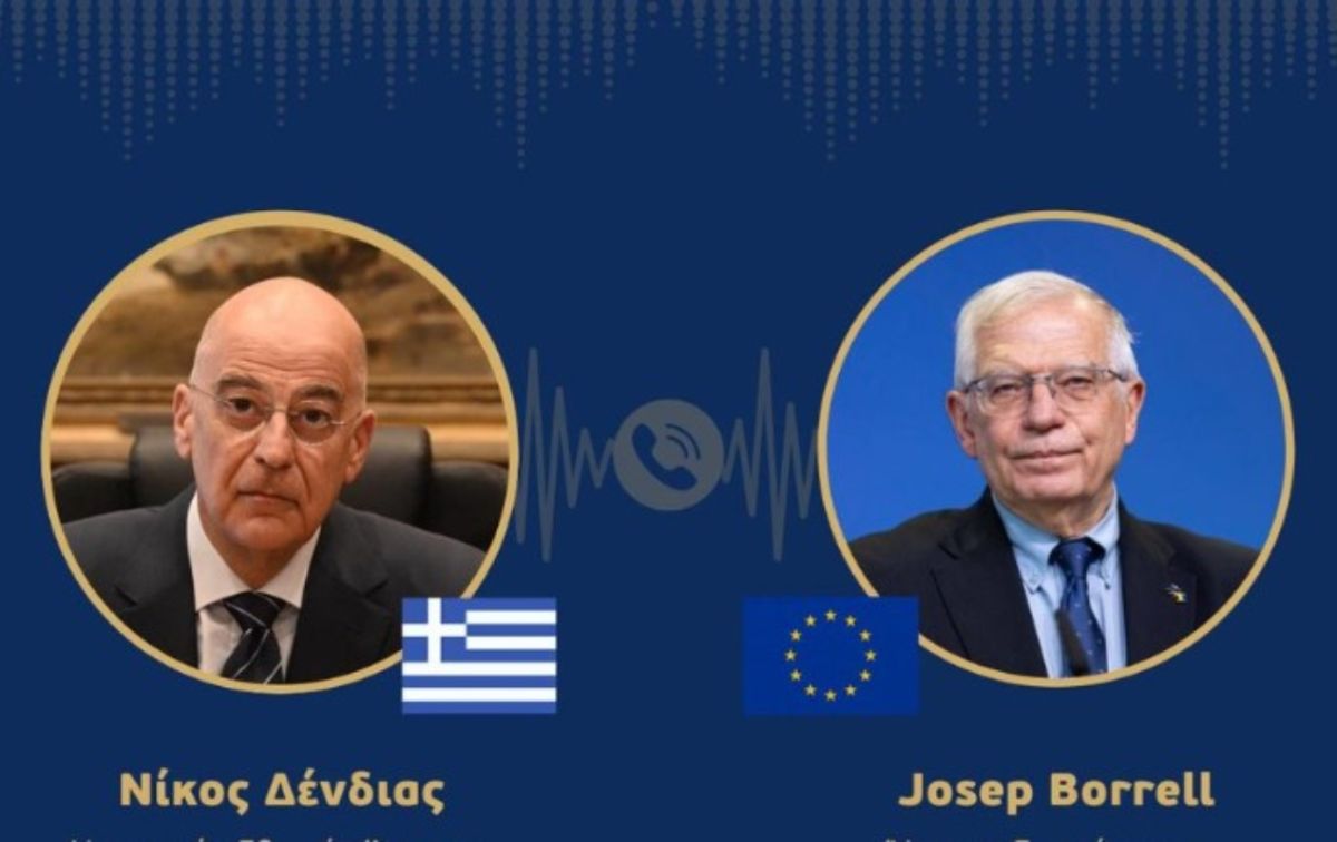 Δένδιας και Μπορέλ συζήτησαν τηλεφωνικά για την ασφαλή ρυμούλκηση του δεξαμενόπλοιου MV Sounion