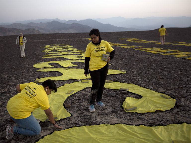 Athens Beachgoers Shocked and Saddened by Greenpeace Sand Sculpture