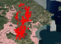 Βαρνάβας: Πύρινο μέτωπο 30 χιλιομέτρων στη βορειοανατολική Αττική -Δείτε τον χάρτη της NASA