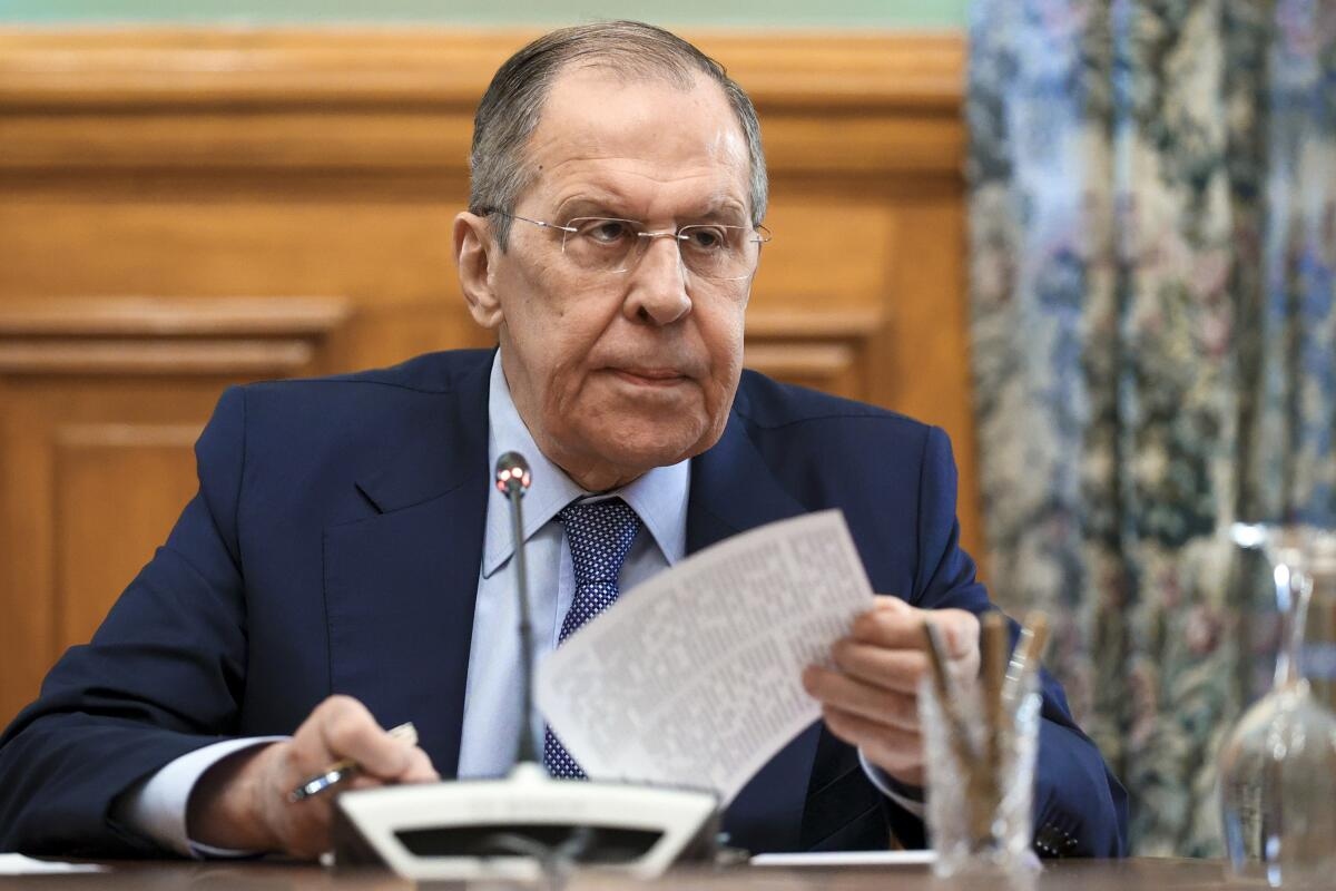 Λαβρόφ: Μη ρεαλιστικός στόχος η εξάλειψη της Χαμάς