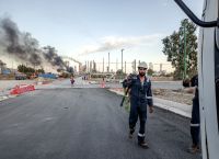 Κατασβέστηκε η πυρκαγιά στο διυλιστήριο της Motor Oil στους Αγίους Θεοδώρους [vid]
