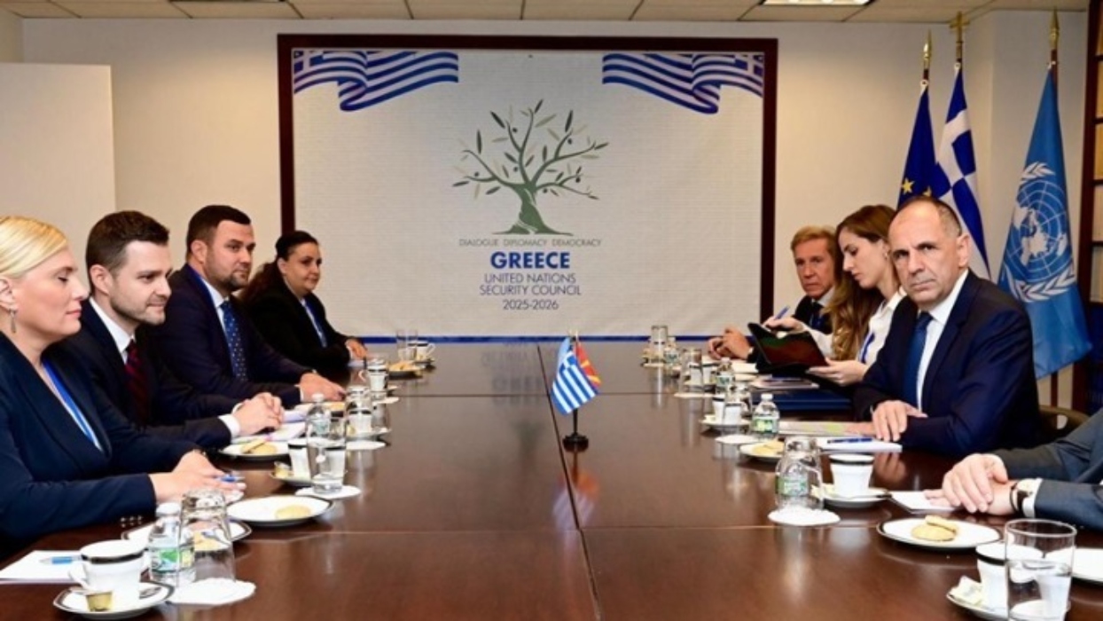 FM Gerapetritis meets in NY with North Macedonia counterpart Mucunski