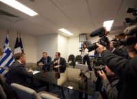 Mitsotakis,Macron,Christodoulides Meet in New York to Discuss Gaza Situation,Great Sea Interconnector,MED9