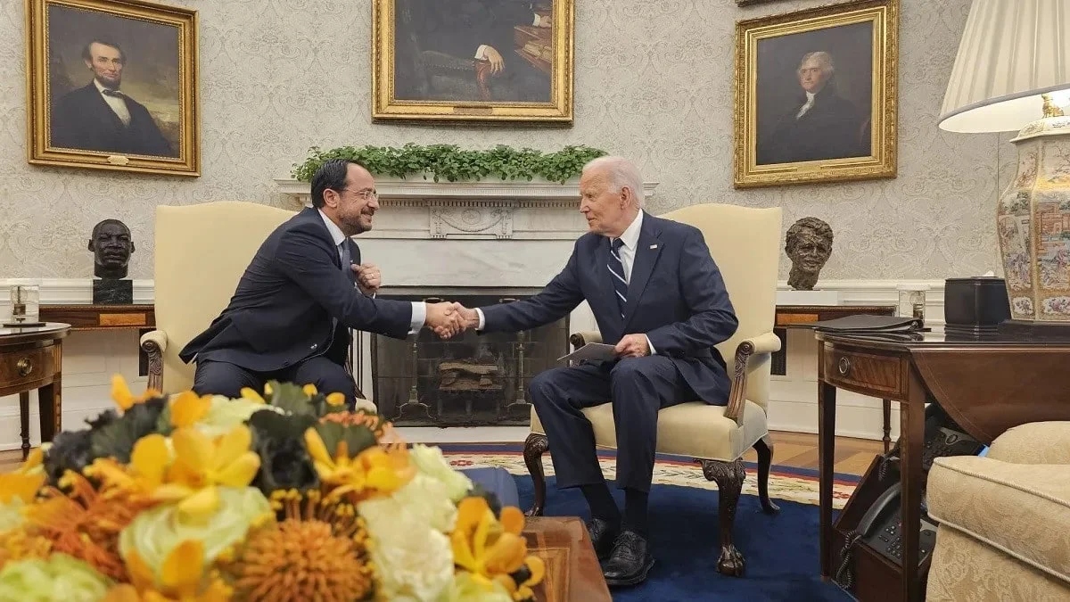 «Γκρίνια» του τουρκικού Τύπου για τη συνάντηση Μπάιντεν – Χριστοδουλίδη