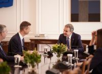 Συνάντηση Μητσοτάκη με τον πρόεδρο του Ευρωπαϊκού Δικαστηρίου Ανθρωπίνων Δικαιωμάτων