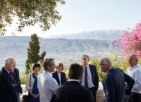 Συνάντηση του Κυριάκου Μητσοτάκη με Αμερικανούς Γερουσιαστές του Ρεπουμπλικανικού κόμματος στα Χανιά