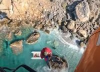 Διάσωση μεταναστών από Super Puma στη Σάμο [vid]