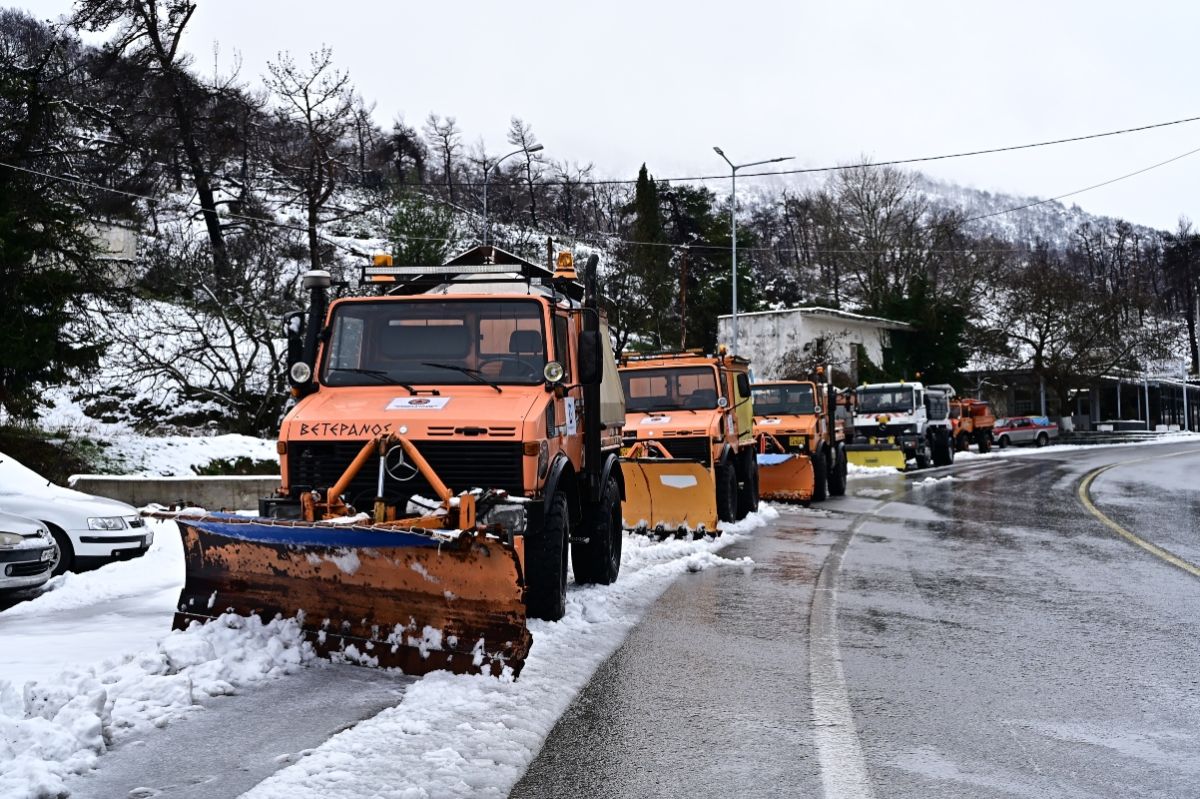 Η κακοκαιρία Bora έφερε χιόνια στη Φλώρινα – Επικαιροποιήθηκε το έκτακτο δελτίο