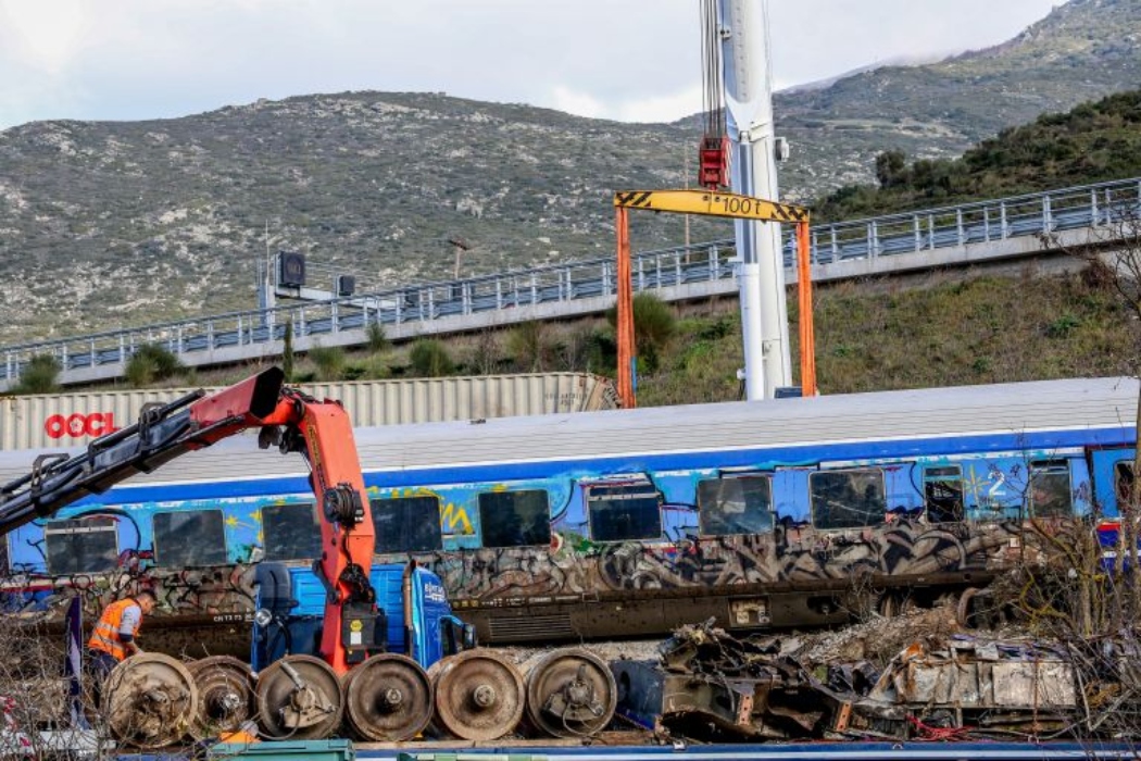 Hellenic Train to Tempi: These were the 13 wagons of the fatal train