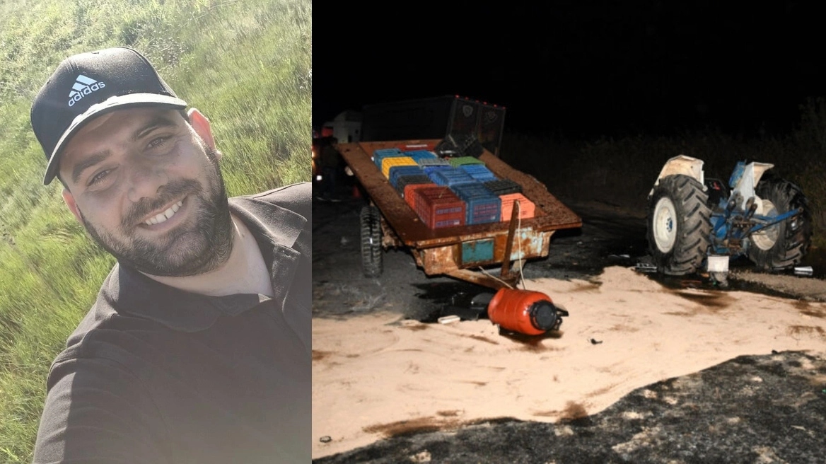 Λάρισα – «Το ΙΧ έκανε προσπέραση, έπεσε στη ρόδα του τρακτέρ… Η νταλίκα το έκοψε στη μέση»