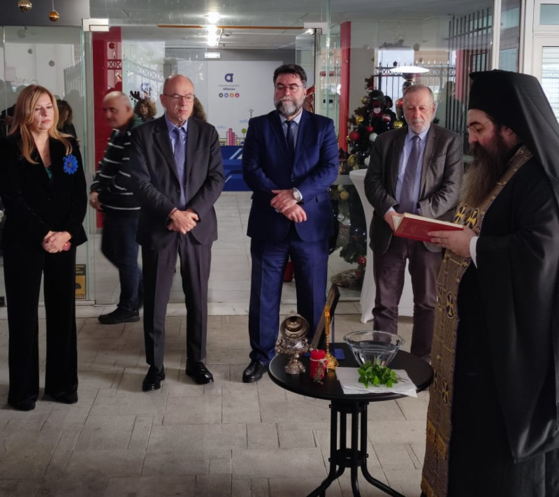 Εγκαίνια των νέων κτιρίων του ΟΑΣΑ παρουσία του Υφυπουργού Μεταφορών Βασίλη Οικονόμου