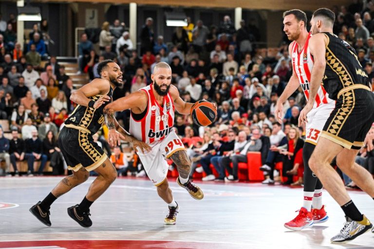 Euroleague: Τεράστια νίκη των ερυθρολεύκων κόντρα στη Μονακό [89-80]