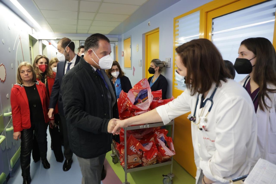 Άδωνις Γεωργιάδης: Επίσκεψη στο Νοσοκομείο Παίδων «Αγία Σοφία» [pics]