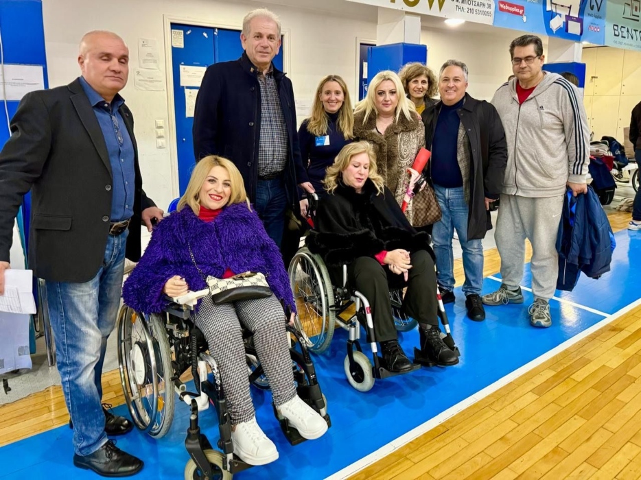 Διαδραστικό αγώνα μπάσκετ με αμαξίδια διοργάνωσε η Γραμματεία ΑμεΑ της ΝΔ