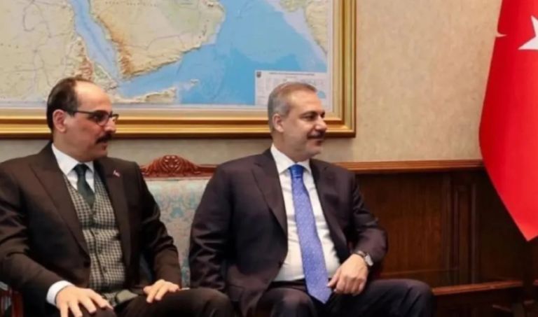 Στη Δαμασκό ο Τούρκος ΥΠΕΞ, Χακάν Φιντάν με τον Ιμπραήμ Καλίν – Γεωπολιτικό «πόκερ» για τη Συρία