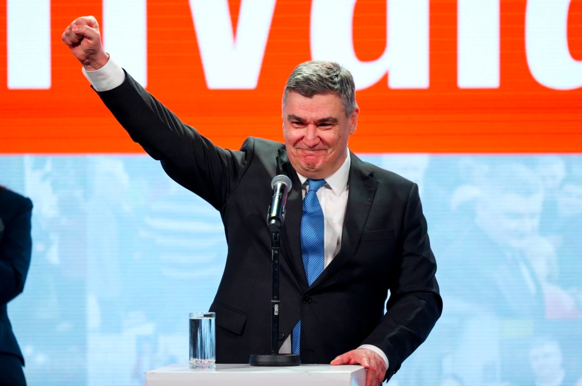 Ο Ζόραν Μιλάνοβιτς επανεκλέγεται πρόεδρος της Κροατίας με ποσοστό 74,5%