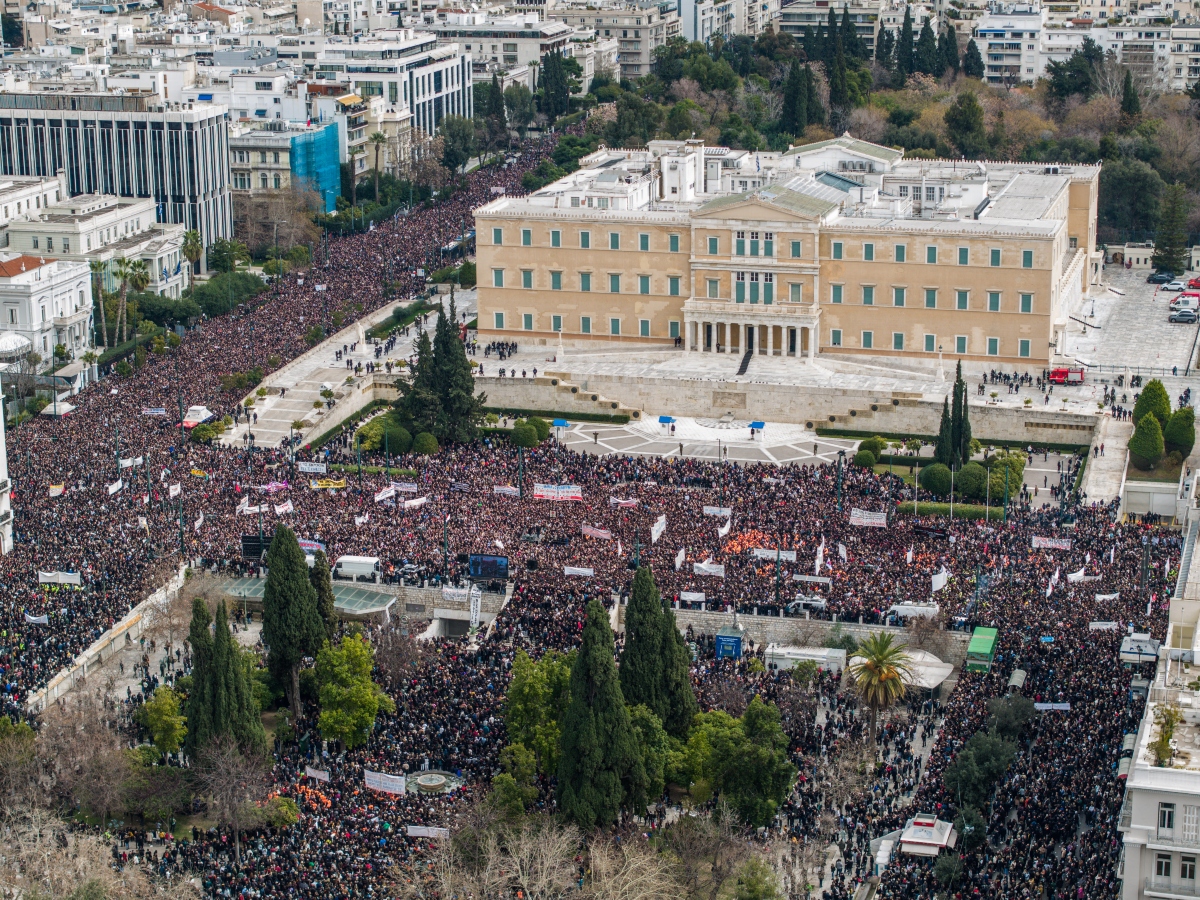 Τέμπη: Μια λαοθάλασσα που ζητάει δικαιοσύνη