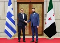 Ο Γεραπετρίτης συνάντησε τον Aλ Σάρα στη Δαμασκό: Η Ελλάδα είναι ενεργώς παρούσα στην περιοχή
