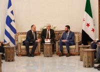 FM Gerapetritis meets with new Syrian leaders, stresses new institutions’ agreement with int’l laws