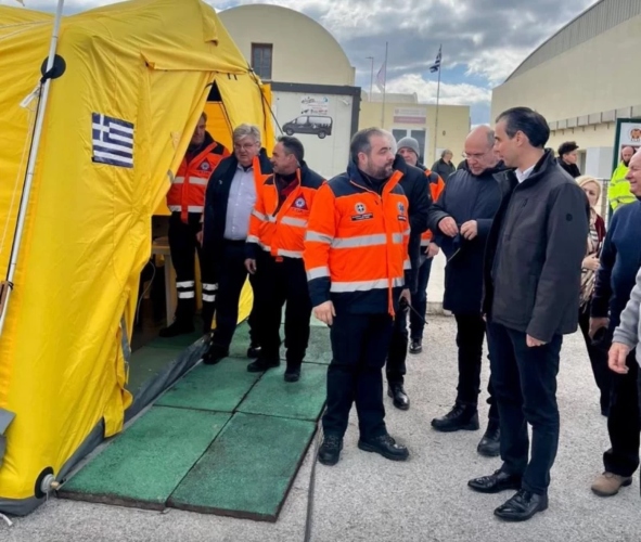Μάριος Θεμιστοκλέους: Στη Σαντορίνη για ενίσχυση του Νοσοκομείου Θήρας [vid,pics]